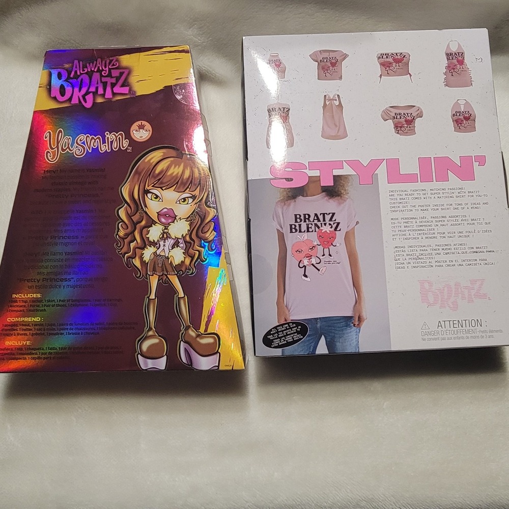 Bratz Doll Lot of 2 NIB: (1) Alwayz Bratz Yasmin + (1) Bratz Stylin' Cloe New - Picture 3 of 6